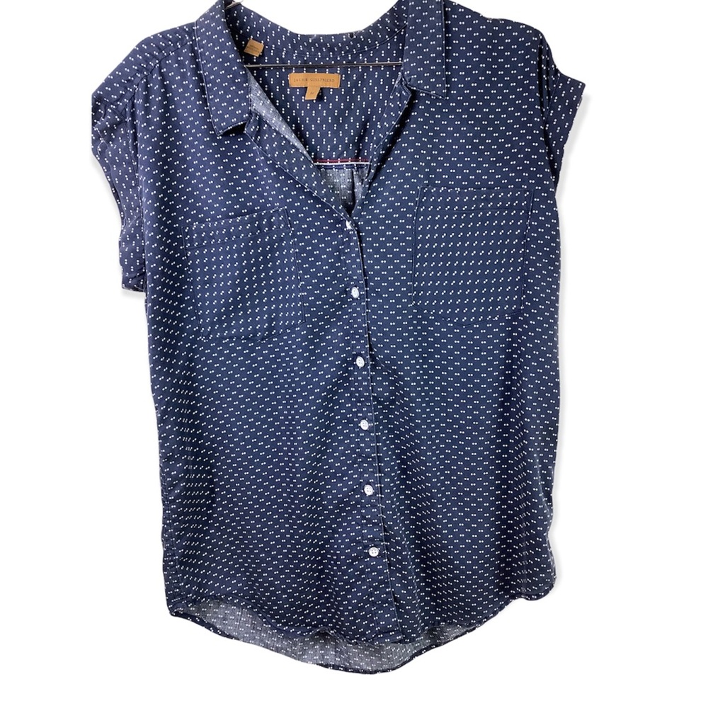Jachs Girlfriend Button Down Size Medium - image 1